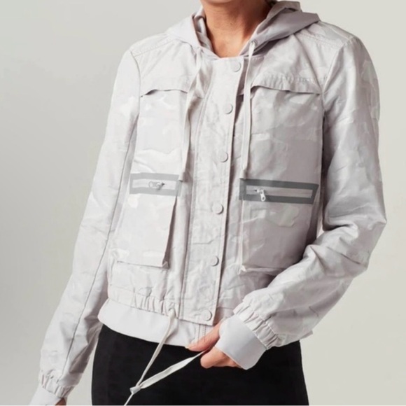 blanc noir Jackets & Blazers - Blanc Noir Camouflage Jacket